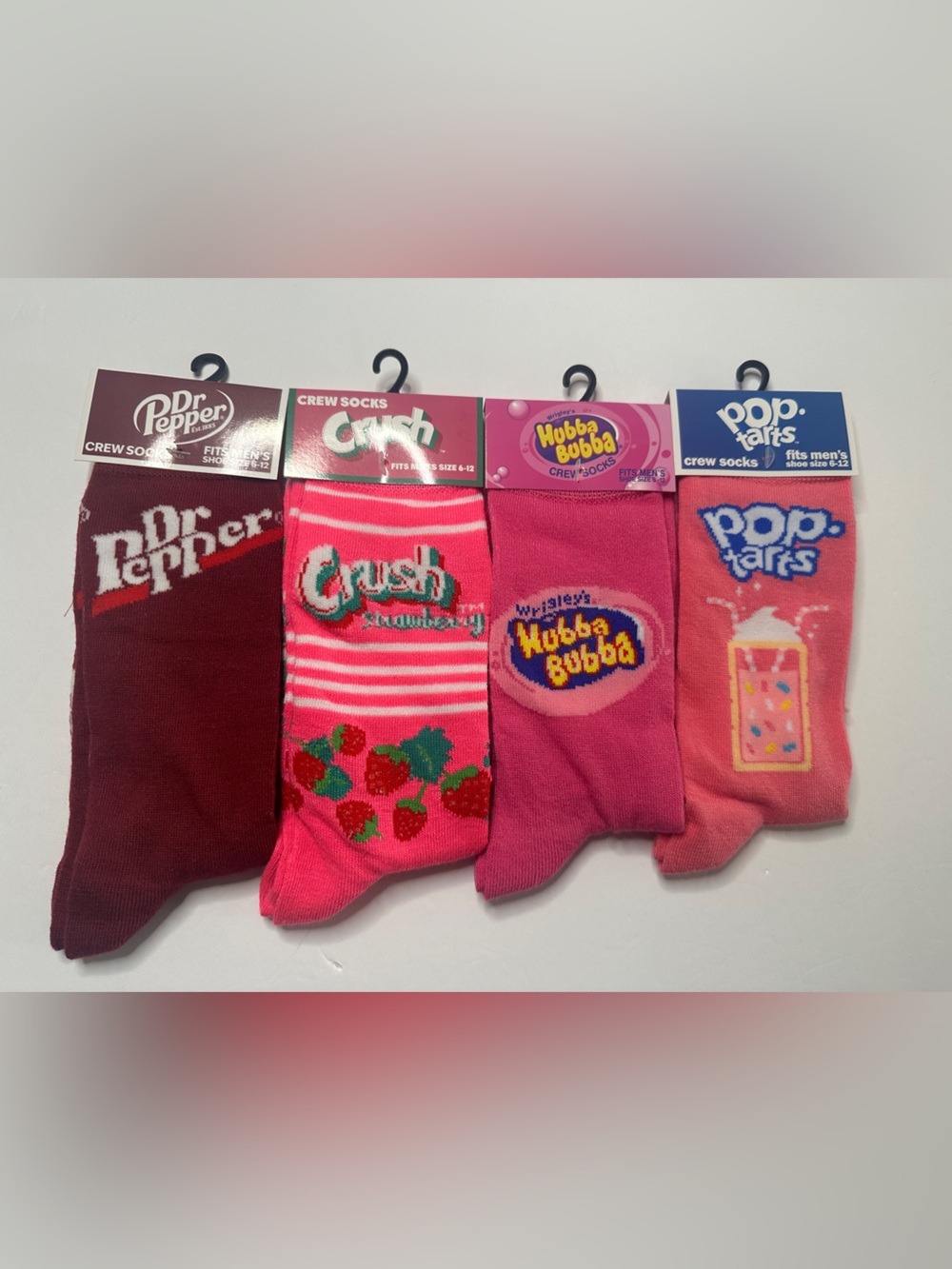Bundle of nostalgic foodie crew socks